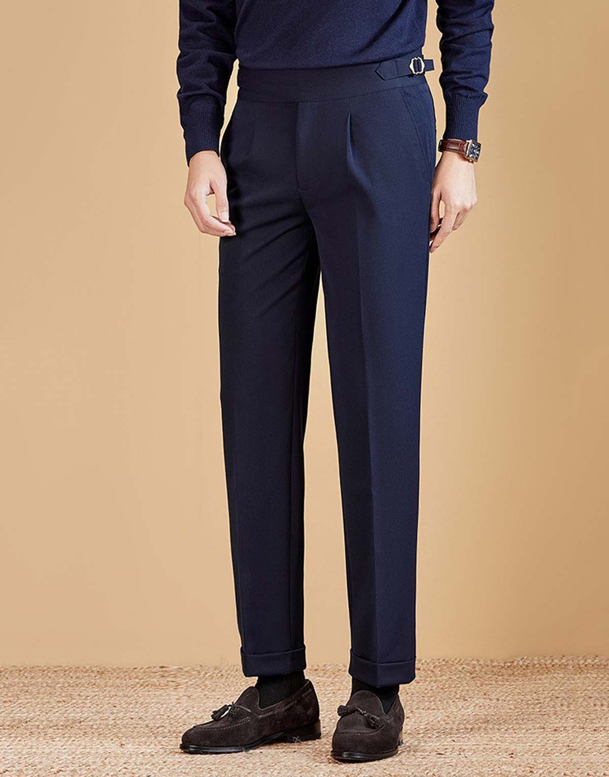 Heavy-textured business trousers-mp-834